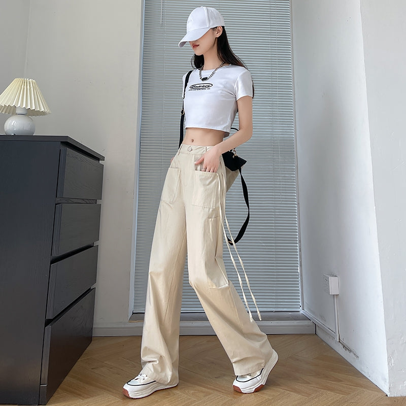 スリムシルエットカーゴパンツ