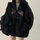 アメリカンハーフジップスウェット