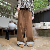 裏地ストライプカラーパンツ