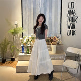 ティアードフリルロングスカート