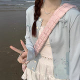 フレンチカジュアルリボンカーディガン