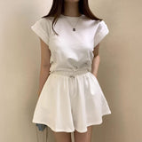 バッグリボンTシャツ&ドロストパンツSET