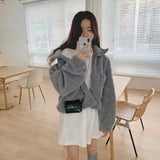 ハイネックボアポケットブルゾン