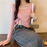 ダブルリボンストラップロンT