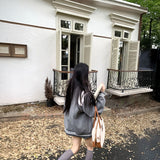 グレーオーバーブルゾン