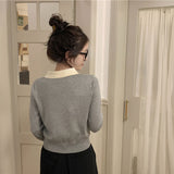 バイカラーポロニット