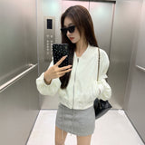 カジュアルナイロンブルゾン