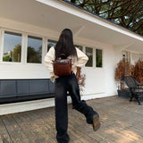 ワイドタックバリエーションデニム