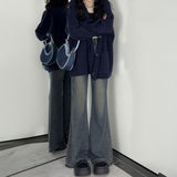 スモーキーフレアカットオフデニム