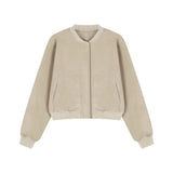 ワンカラーシンプルブルゾン