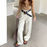 裏起毛ステッチワイドデニム