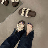 スウェードコンフォートサンダル