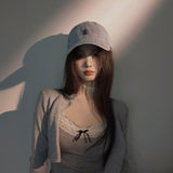 ロゴプレートヴィンテージキャップ