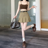 ミリタリーベルトプリーツスカート