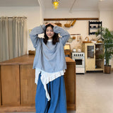 ワイドルーズリラックスライトデニム