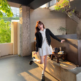 ペプラムシャツワンピース