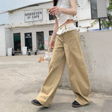 フリルアクセントワイドチノパン