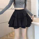 ダブルフレアフリルラインスカート