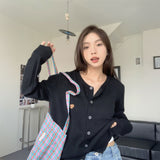 ベア刺繍カラーカーディガン