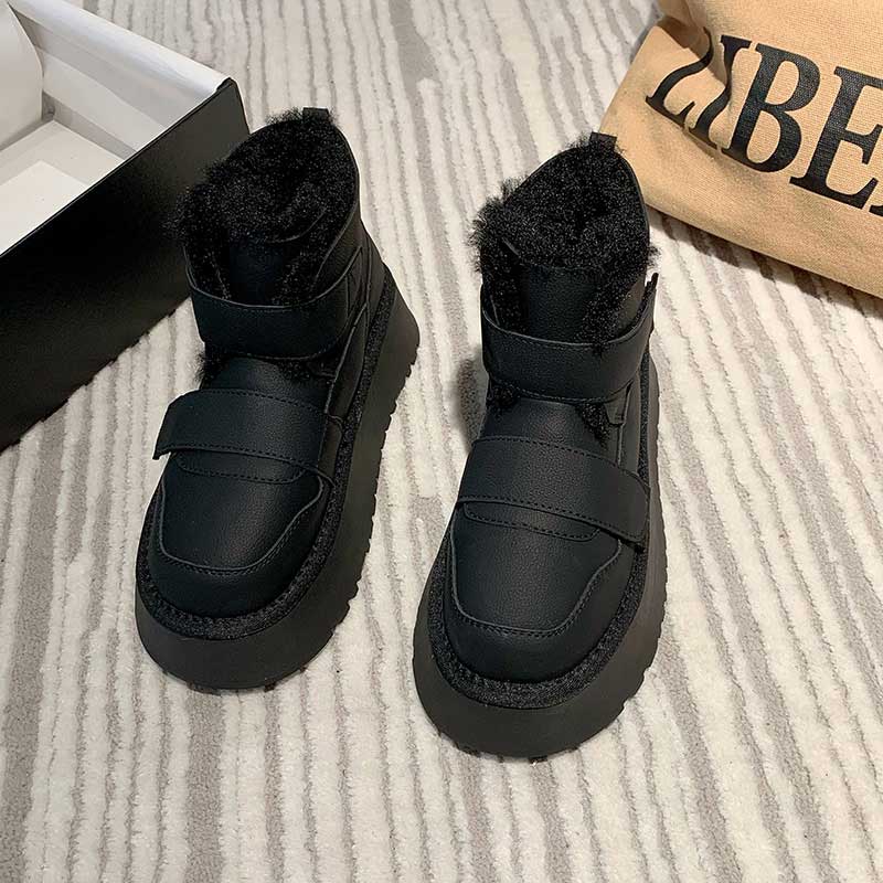 ハイカットベルクロムートンブーツ