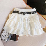 ハートベルトフリルスカート