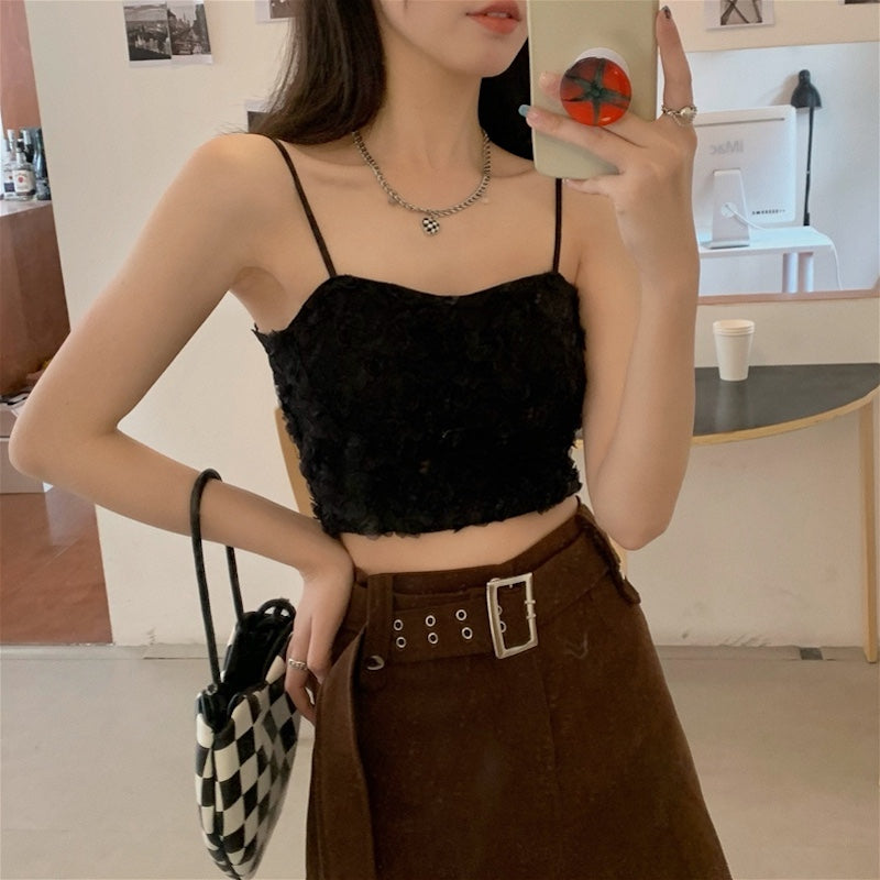 フレンチローズショートキャミソール