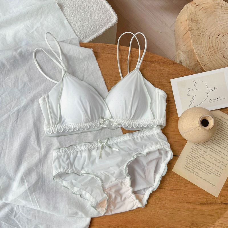 スムースミルキーブラ&ショーツSET