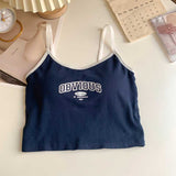 カップ付きアメリカンレトロキャミソール