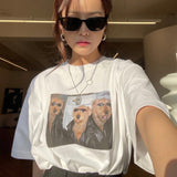 サングラスドッグTシャツ