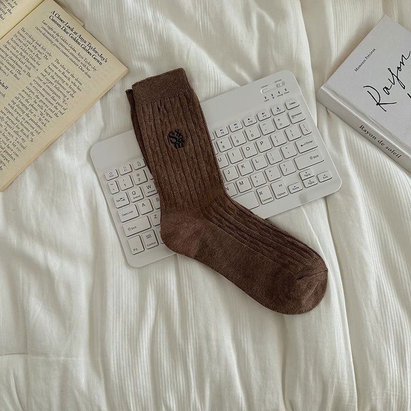 ロゴケーブルソックス