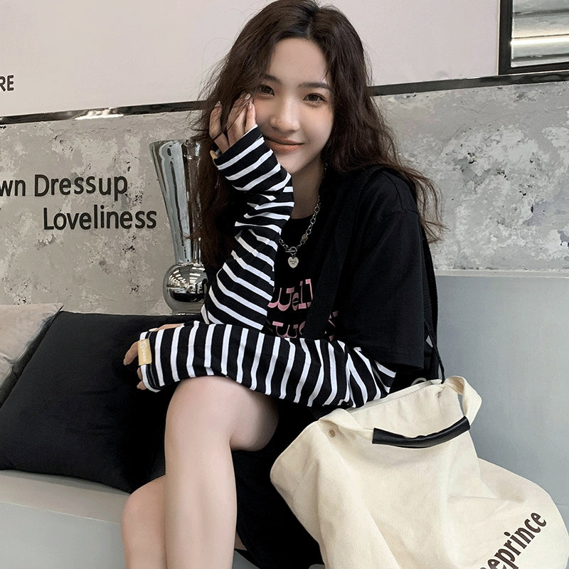 アレンジボーダーアームウォーマー