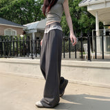 ウエストフリルタックパンツ