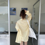 カラーストライプオーバーシャツ