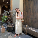 ボタニカルマキシワンピース