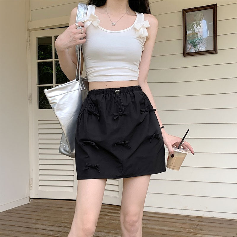 ミニリボンカーゴスカート