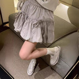 ダブルリボンティアードバルーンスカート