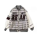 ツイードチェックオールドスタジャン