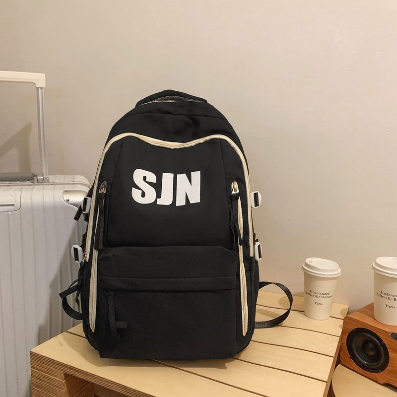 ビッグロゴバイカラーリュック