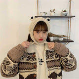 カエルニットイヤーマフ