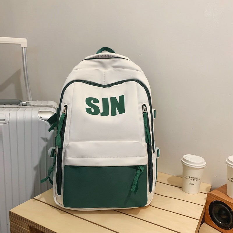 ビッグロゴバイカラーリュック