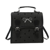 ドットリボンスクエアリュック