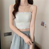 シャーリングギャザーキャミソール