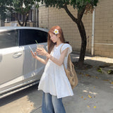 フラワーティアードチュニックワンピース