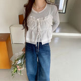 ティアードオープンリボンキャミソール