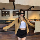 チェックアクセントブルゾン