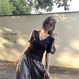 VネックトラックTシャツ&トラックパンツSET