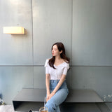 2wayセーラーラペルリブトップス