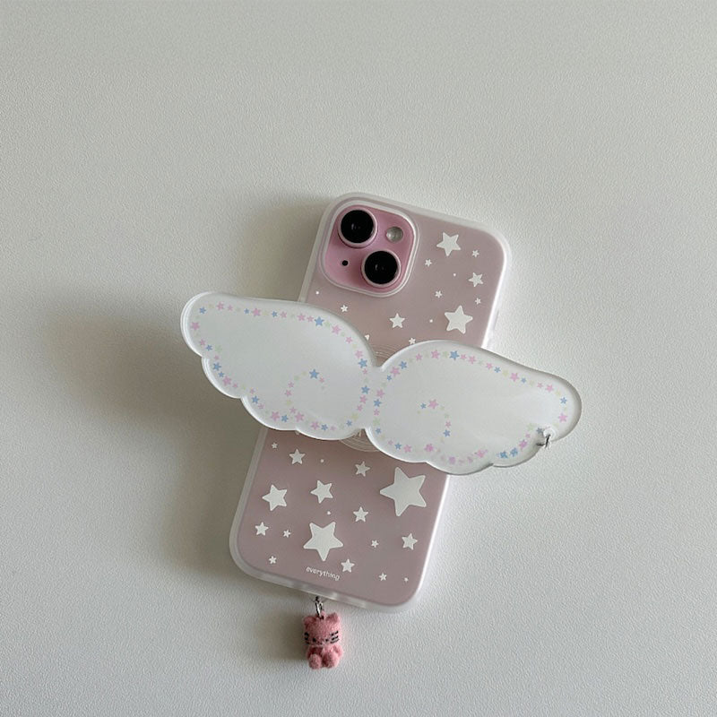 クリアエンジェルiPhoneケース