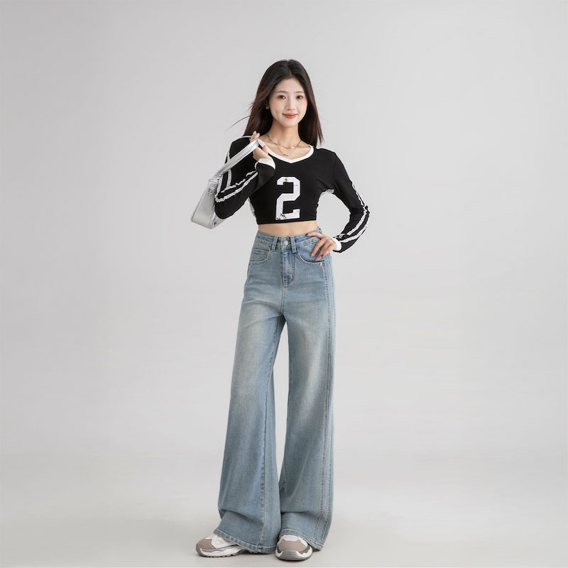 サイドラインステッチスマートデニム