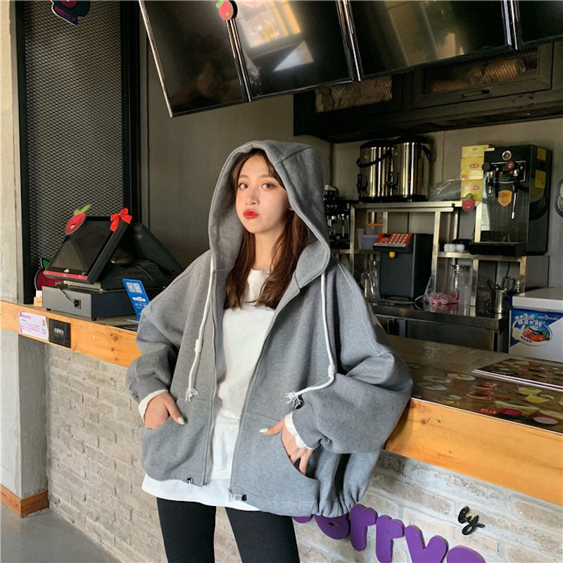 バックロゴビッグパーカー